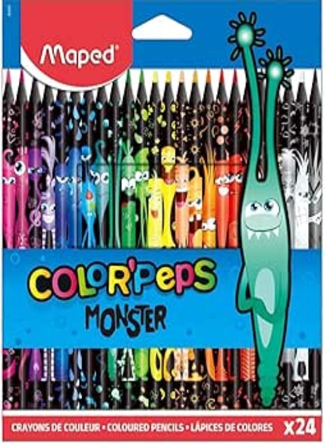 Maped Color Peps Monster Pencil 24-Pack
